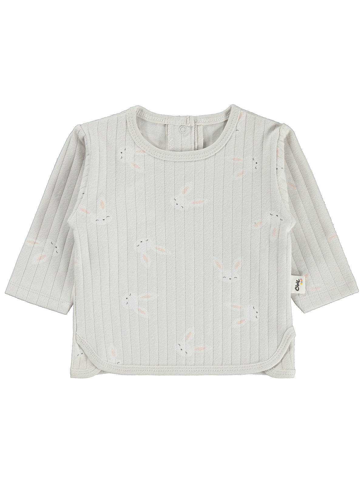 Civil Baby Tavşan Empirme 3-18 Ay Sweatshirt - Gri