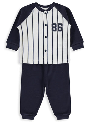 Civil Baby 86 Baskılı 6-18 Ay Pijama Takımı - Lacivert
