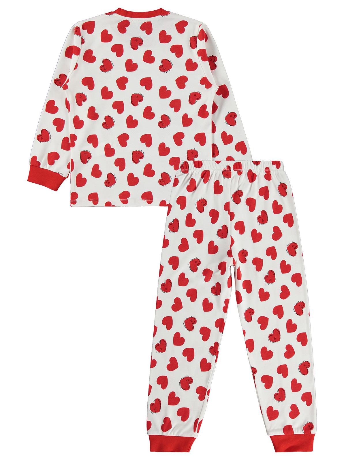 Civil Girls Kalpli 10-13 Yaş Pijama Takımı - Kırmızı