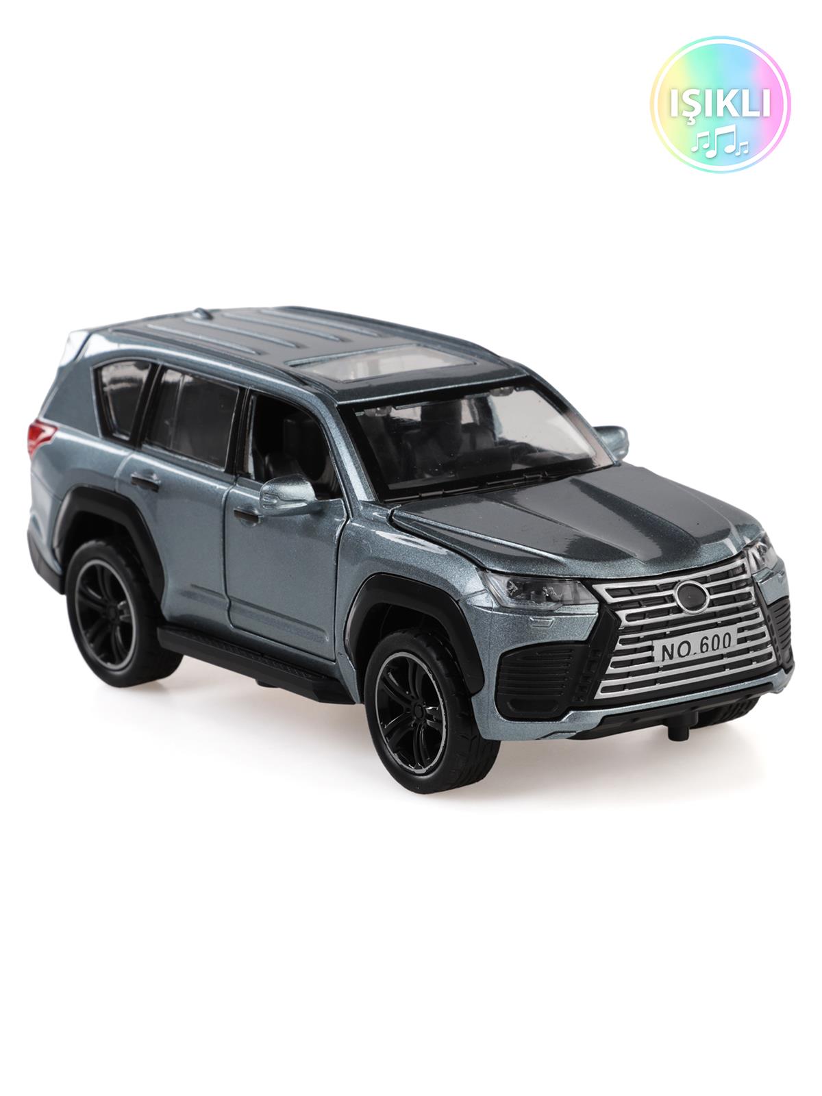 Vardem Kut.çek bırak 1:32 Işıklı Ve Sesli Metal Jeep - Bordo