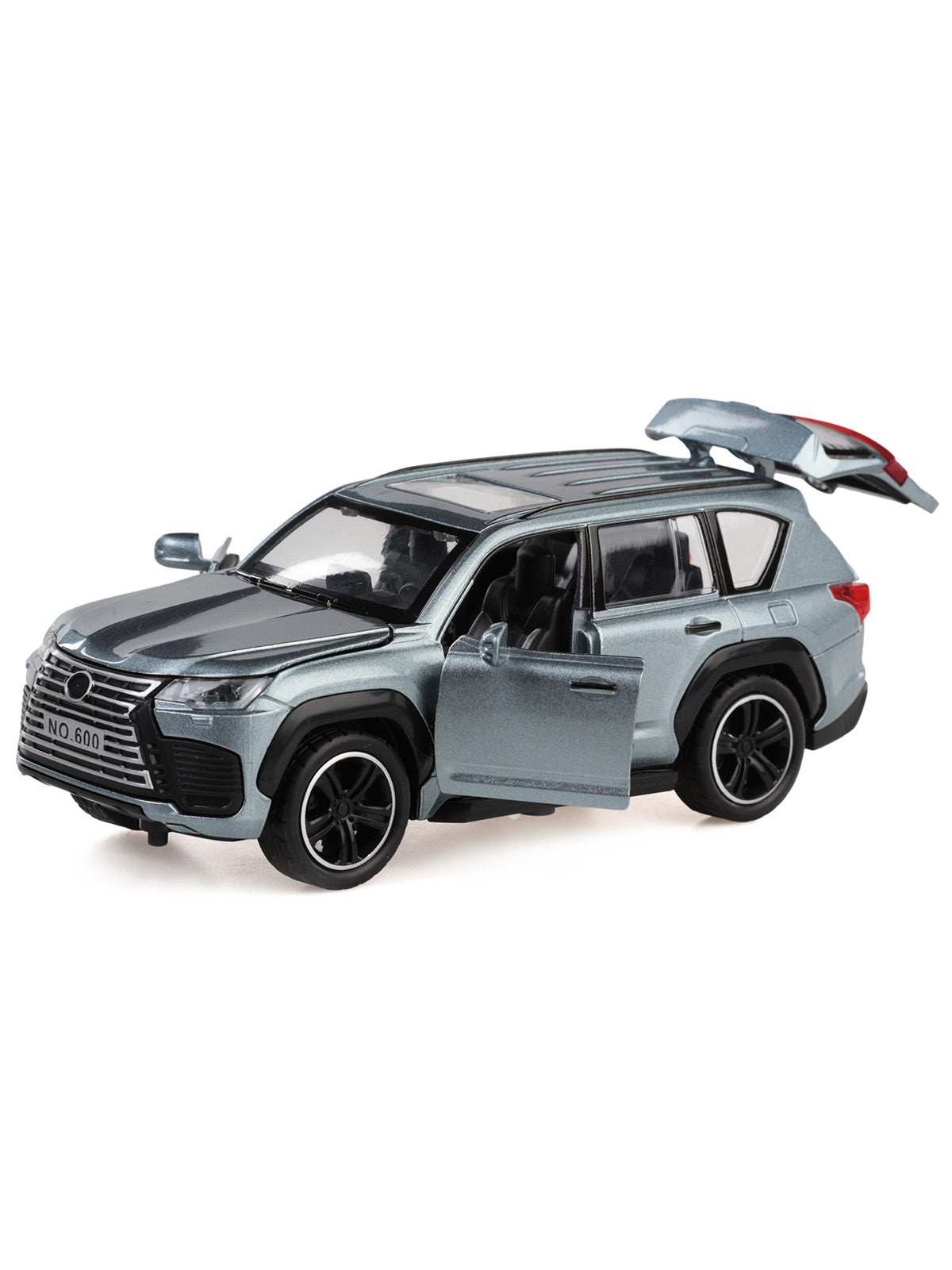 Vardem Kut.çek bırak 1:32 Işıklı Ve Sesli Metal Jeep - Gri