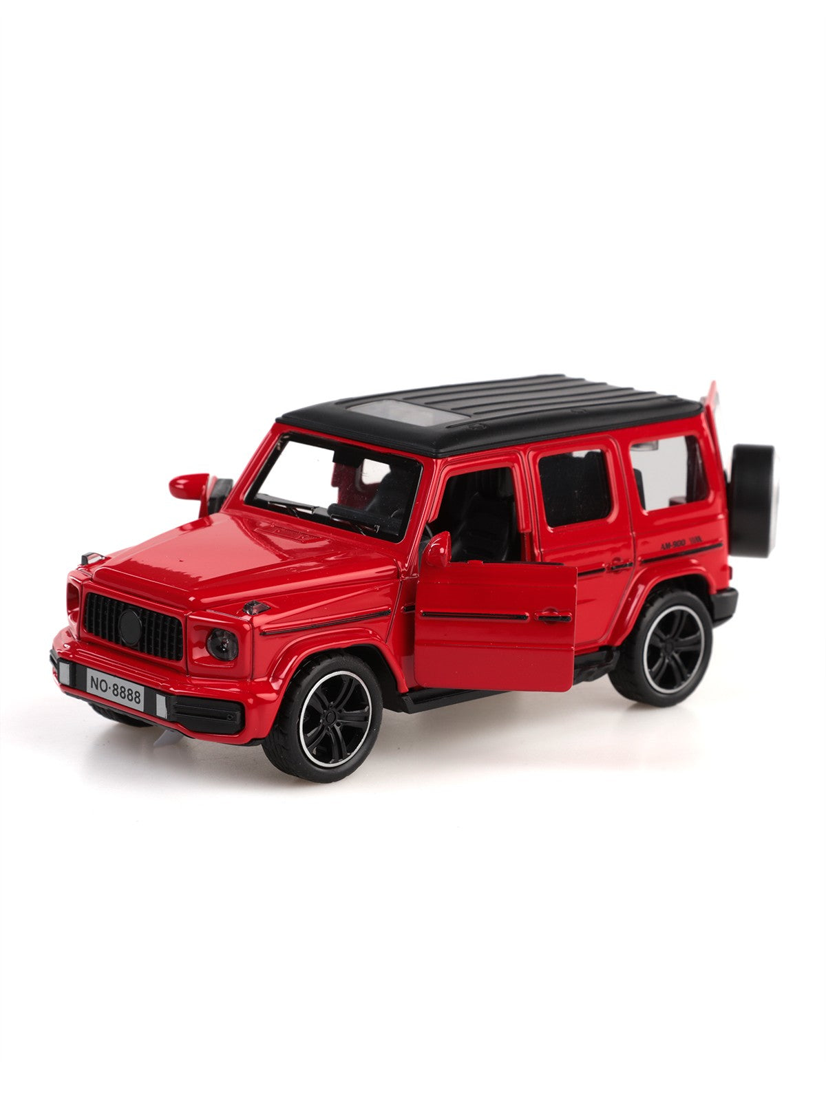 Vardem Kut.çek bırak 1:32 Işıklı Ve Sesli Metal Jeep - Kırmızı
