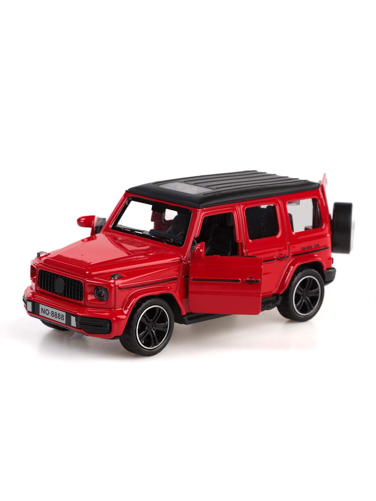 Vardem Kut.çek bırak 1:32 Işıklı Ve Sesli Metal Jeep - Bordo