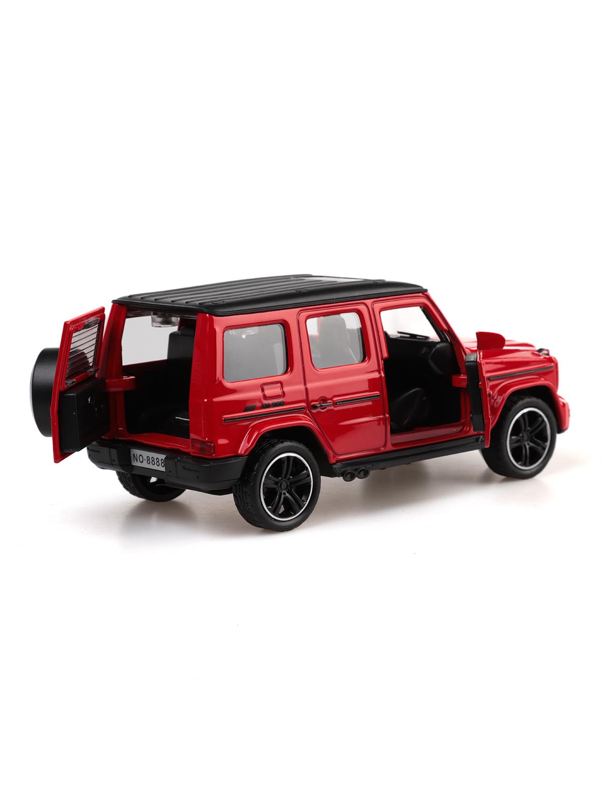 Vardem Kut.çek bırak 1:32 Işıklı Ve Sesli Metal Jeep - Bordo