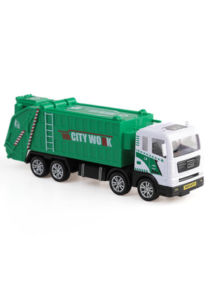Vardem Surtmelı Metal 1:50 Cop Kamyonu Ve Sulama Aracı - Yeşil
