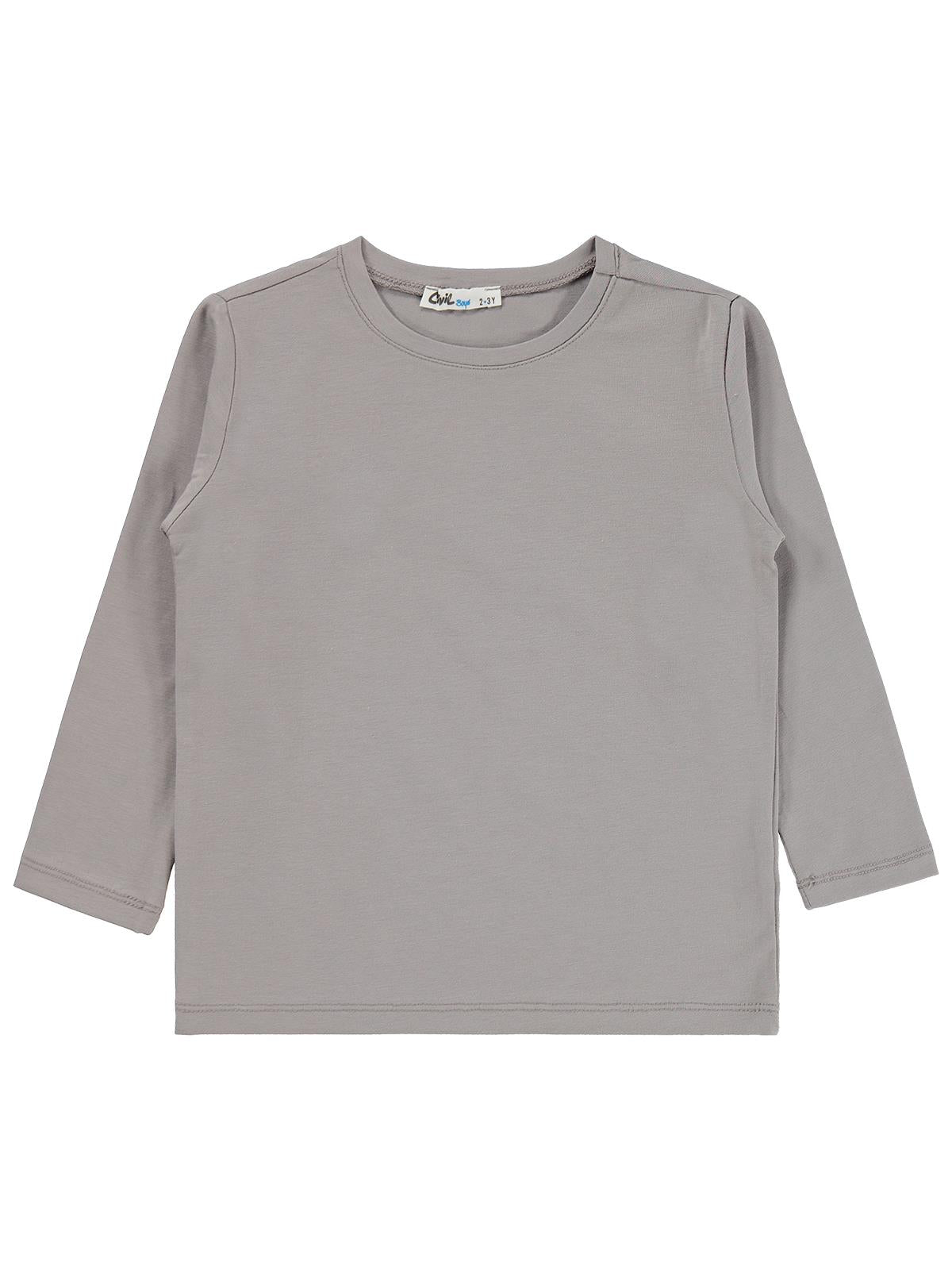 Civil Boys Basic 2-5 Yaş Sweatshirt - Gri