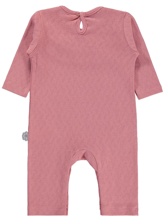 Civil Baby Jakarlı Ribana 3-18 Ay Tulum - Pembe
