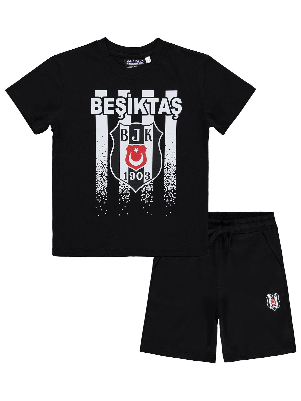 Civil Boys Beşiktaş Çizgili 3-13 Yaş Takım - Siyah