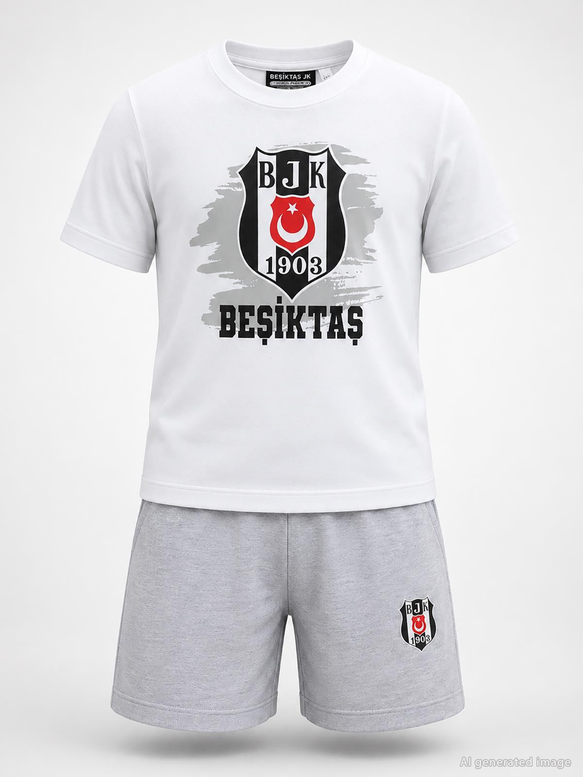 Civil Boys Beşiktaş BJK Armalı 3-13 Yaş Takım - Beyaz