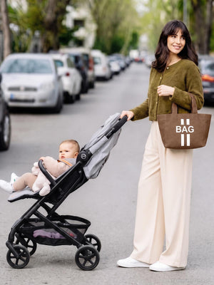 Nenny Baby Anne El-Omuz Çantası - Kahverengi