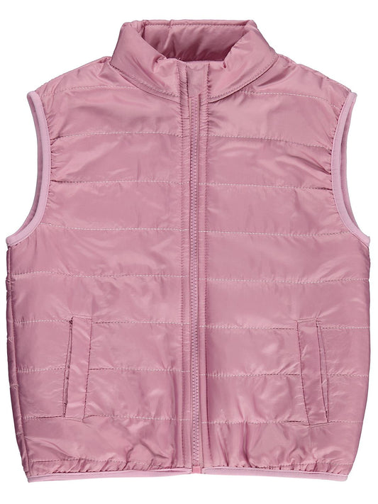 Civil Girls Şişme Polarlı 6-9 Yaş Yelek - Pembe