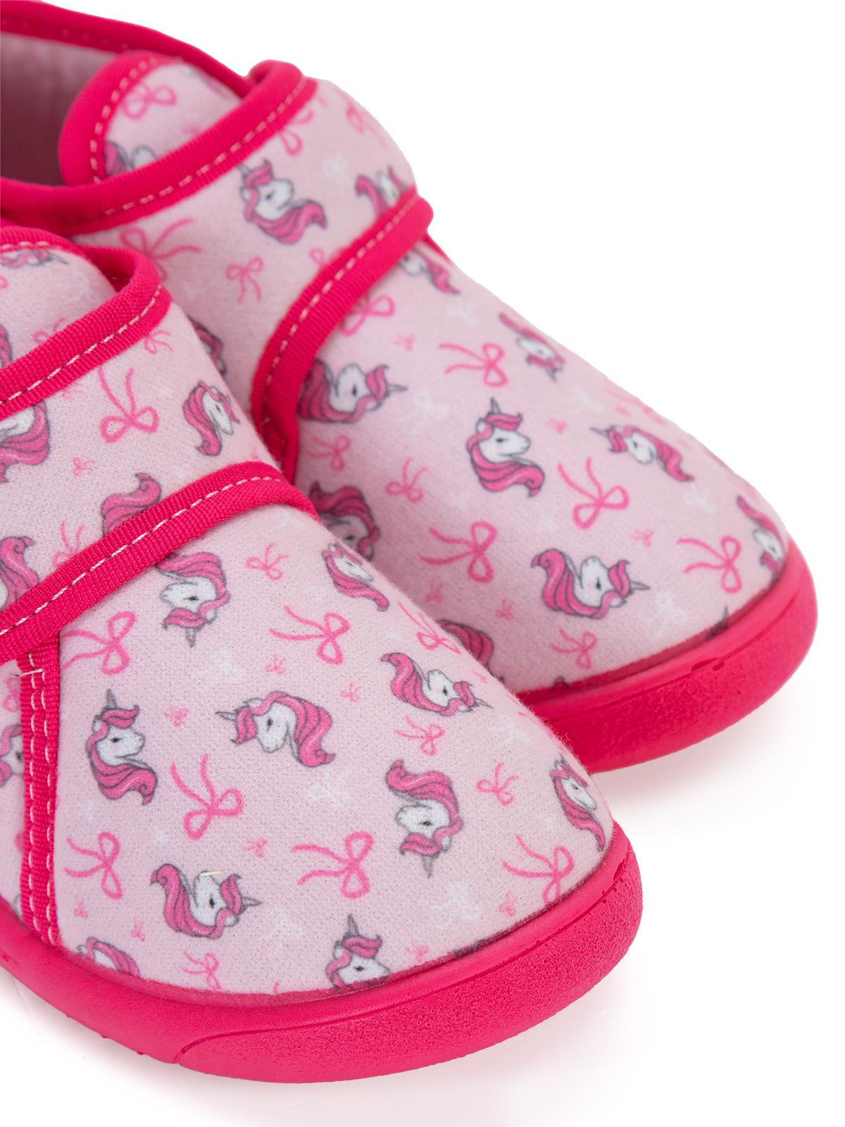 Civil Girls Unicorn Baskılı 21- Panduf - Açık Camel