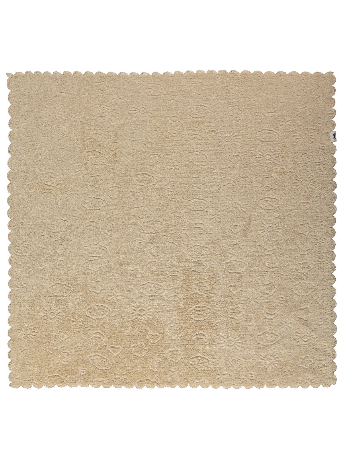 Civil Baby Bulut Desenli 90x90 cm Battaniye - Bej