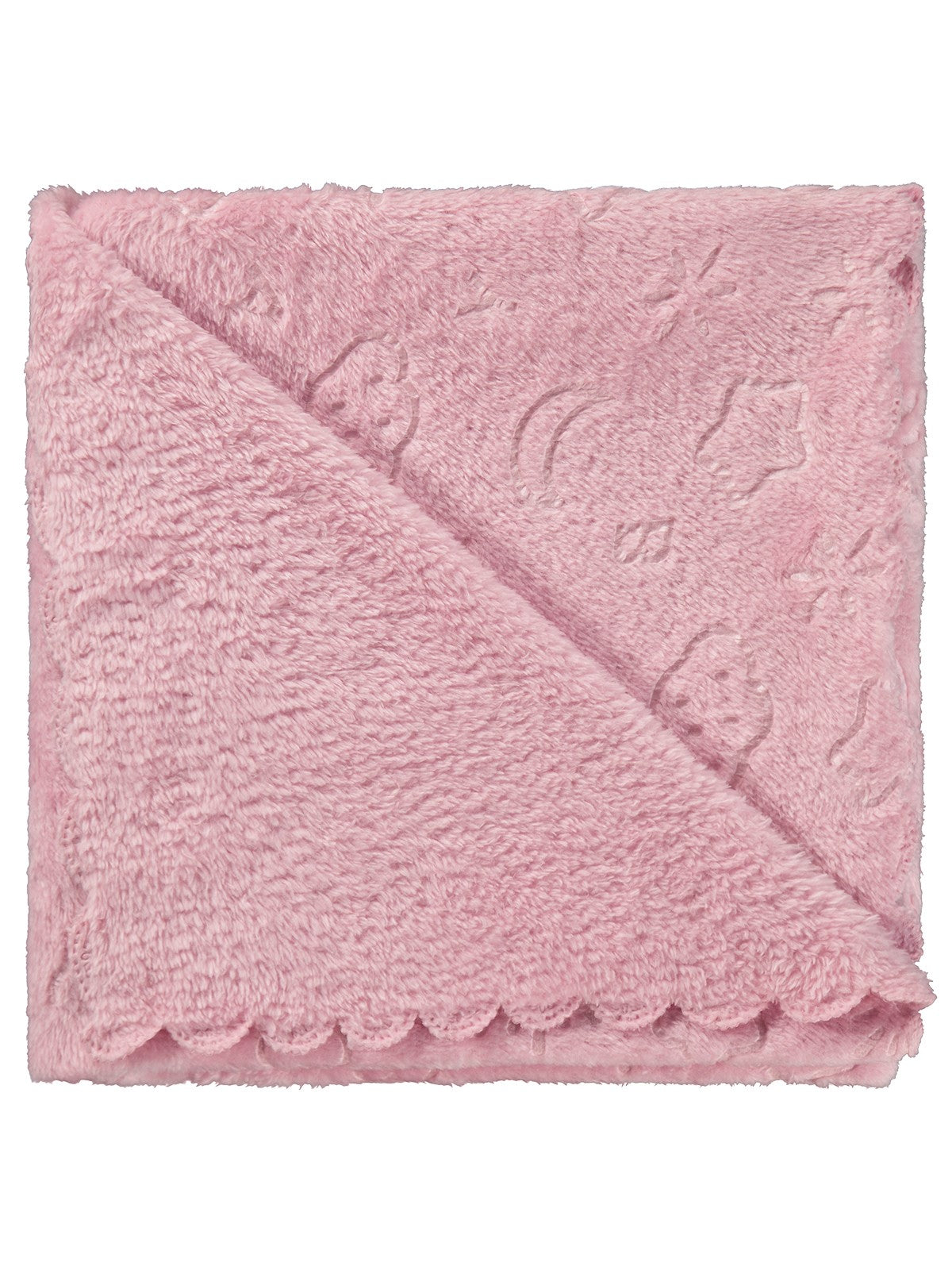 Civil Baby Bulut Desenli 90x90 cm Battaniye - Pembe