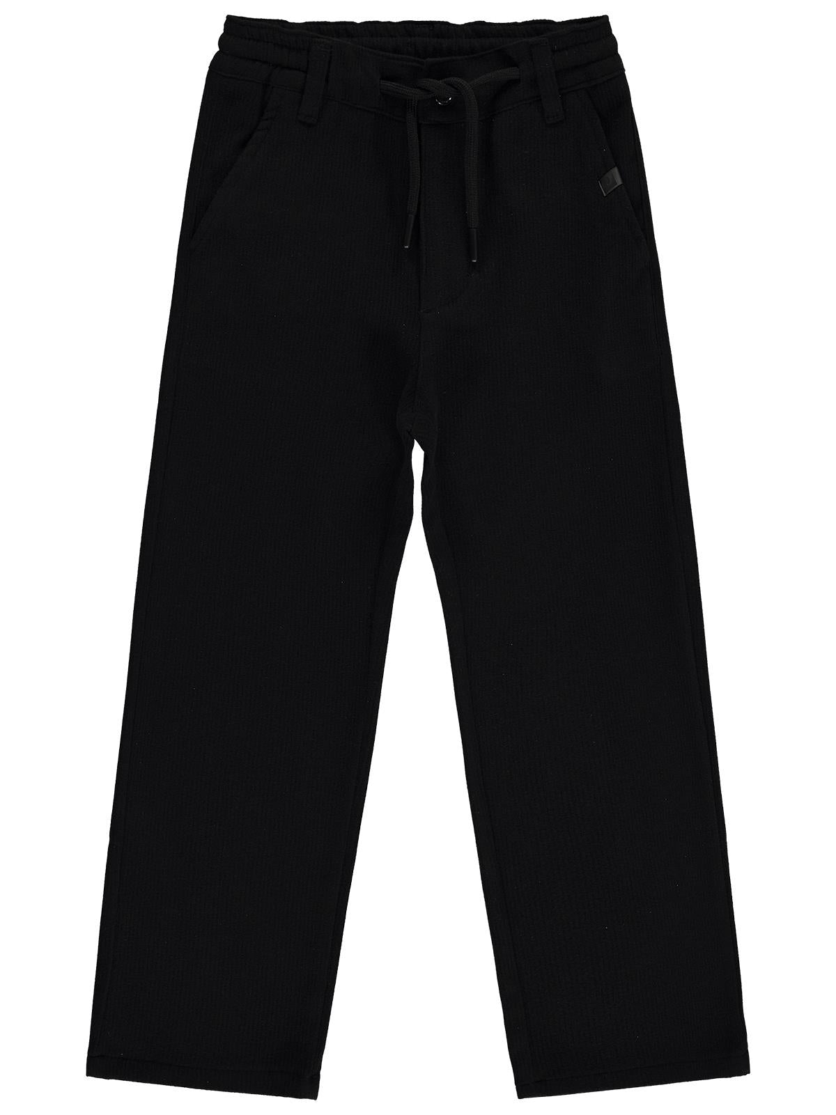 Pierre Cardin İpli 6-9 Yaş Pantolon - Siyah