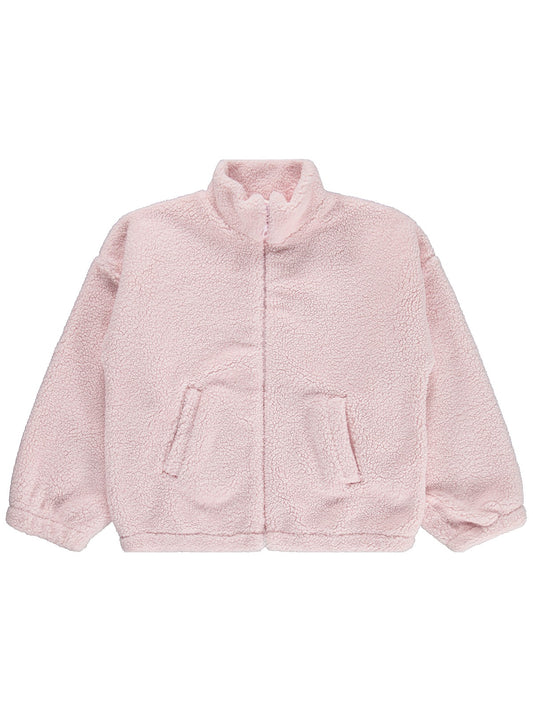 Civil Girls Hakim Yaka Kuzu 10-13 Yaş Hırka - Pembe