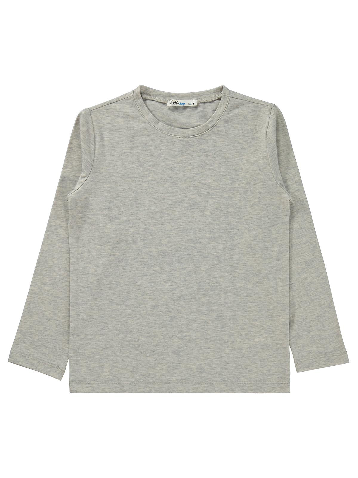 Civil Boys Basic 6-9 Yaş Sweatshirt - Gri