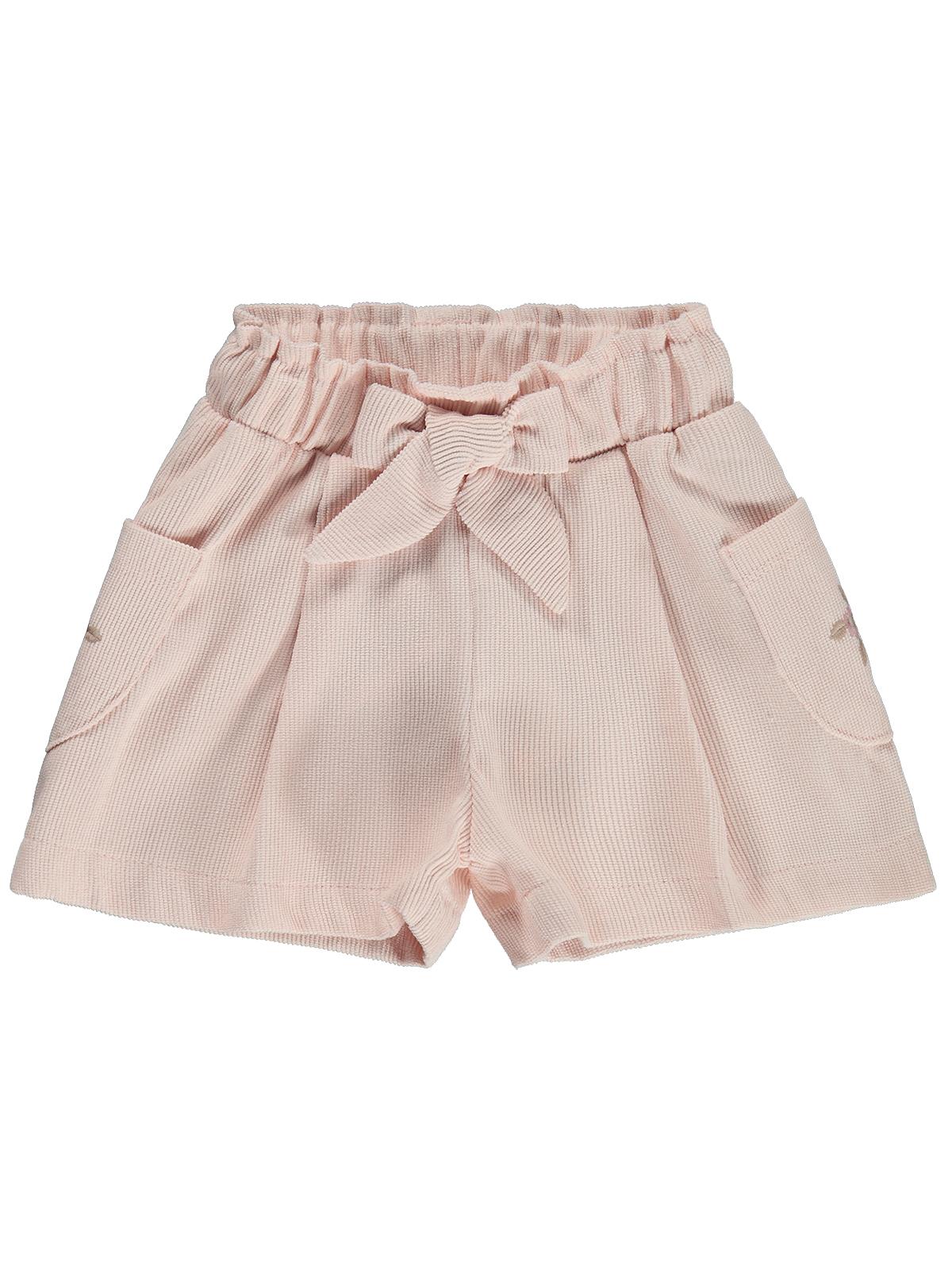 Civil Baby Cepli Fiyonklu 6-18 Ay Şort - Pudra