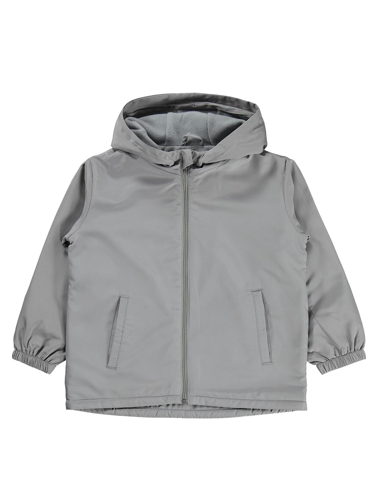 Civil Boys İçi Polarlı Basic 10-13 Yaş Yağmurluk - Gri