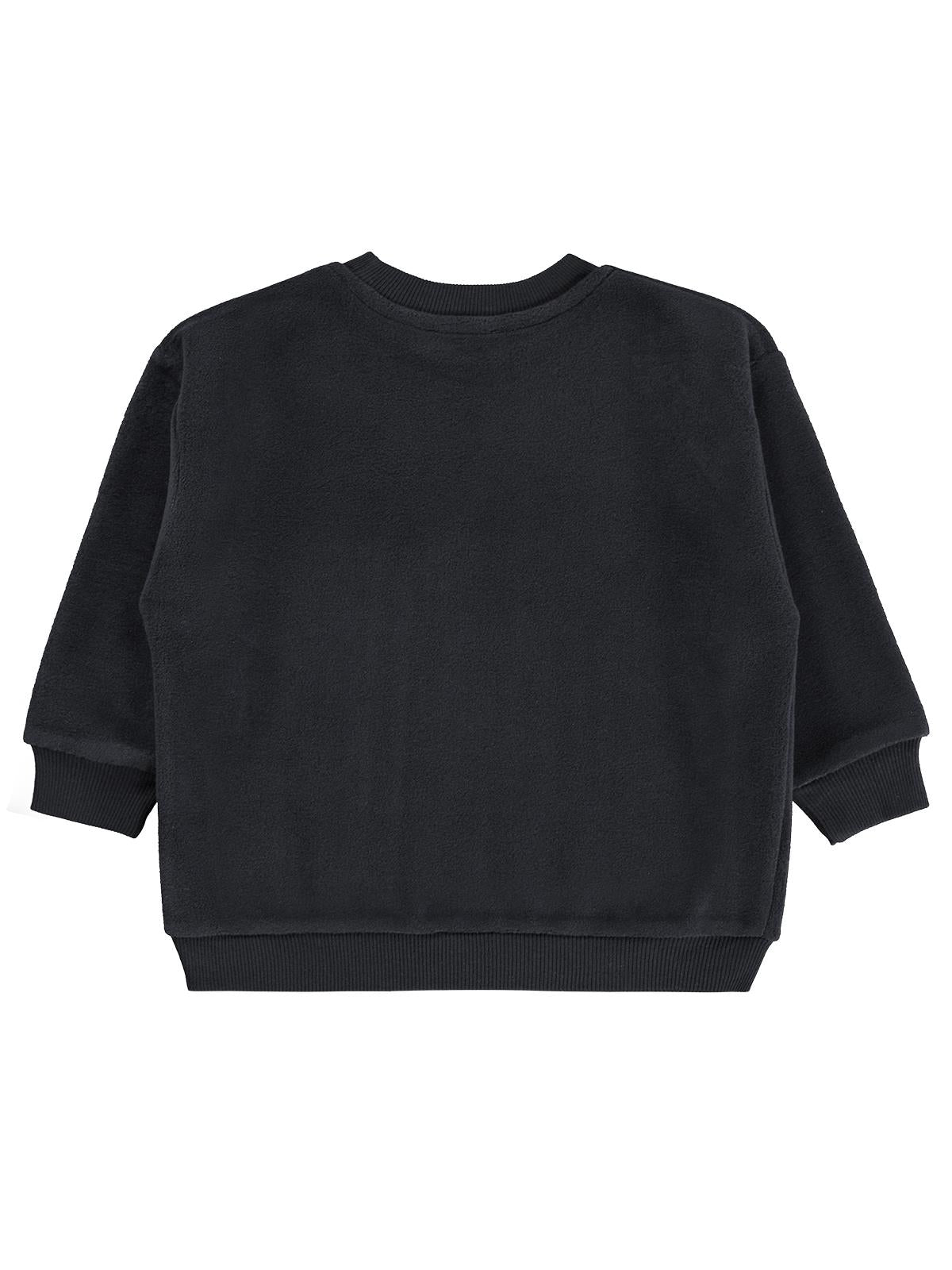 Civil Erkek Çocuk Trex Baskılı Sweatshirt | Polar Uzun Kol | Okul Kreş ve Günlük Kullanım - Gri