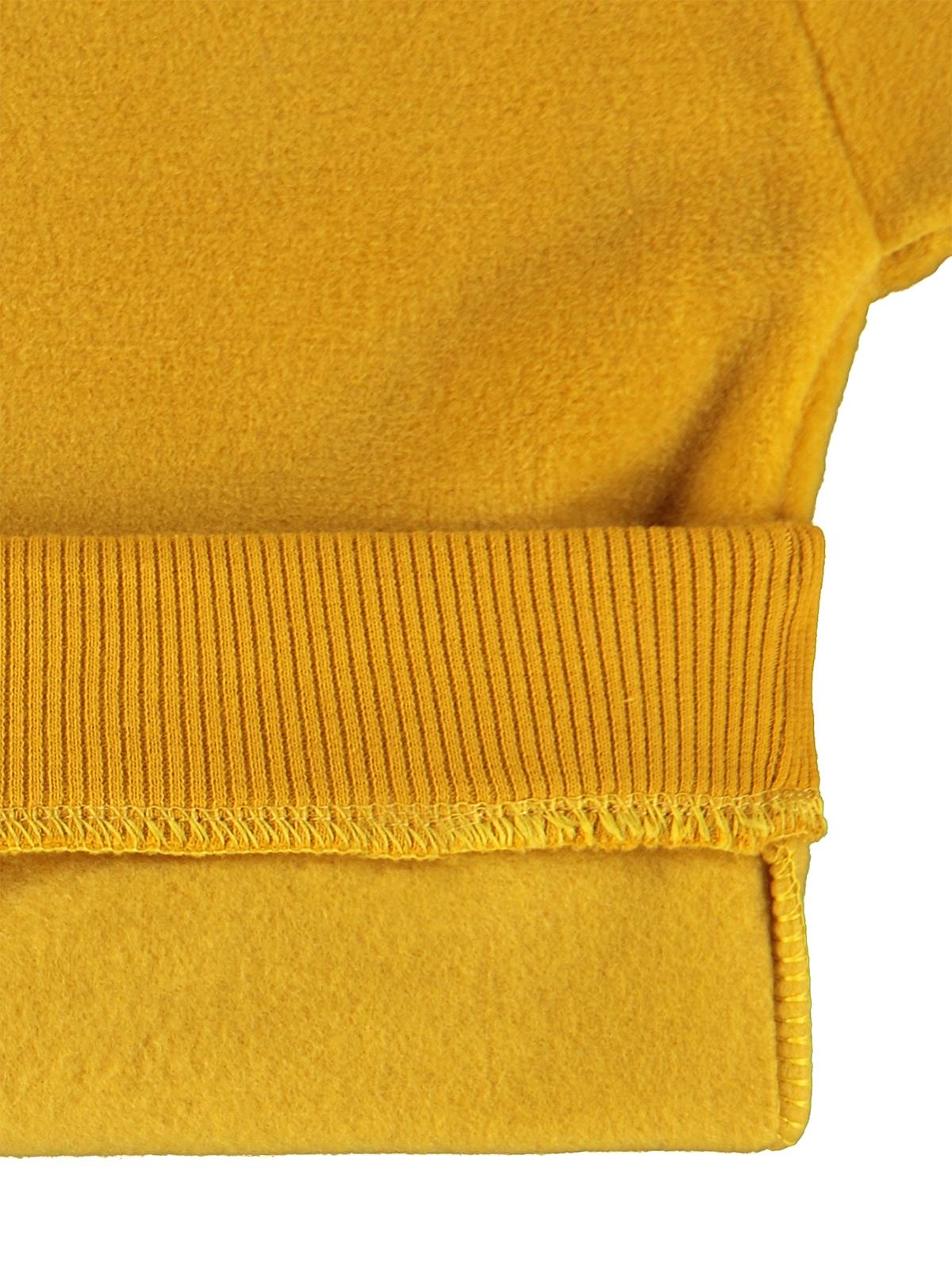 Civil Erkek Çocuk Trex Baskılı Sweatshirt | Polar Uzun Kol | Okul Kreş ve Günlük Kullanım - Hardal