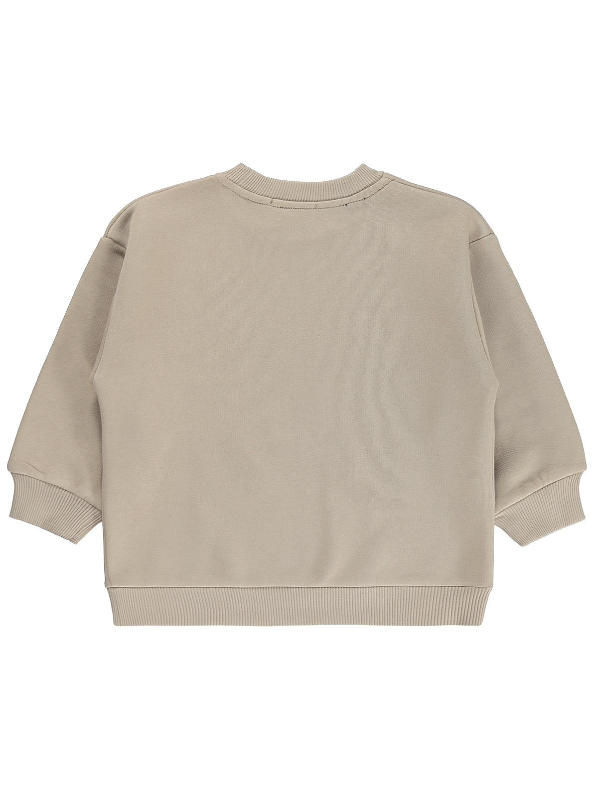 Civil Boys Kabaran Dinazor Baskılı 2-5 Yaş Sweatshirt - Bej