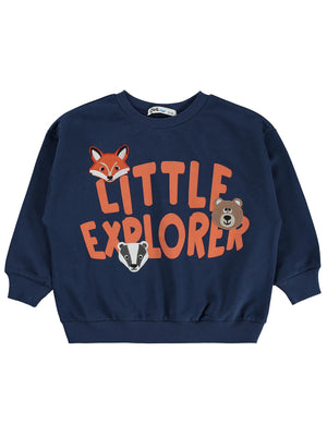 Civil Boys Little Baskılı 2-5 Yaş Sweatshirt - Lacivert