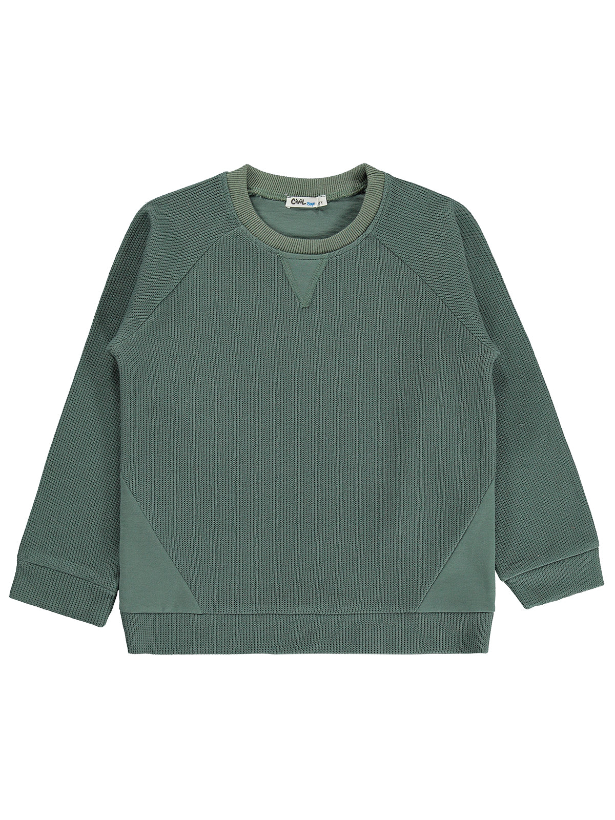 Civil Boys Parçalı 6-9 Yaş Sweatshirt - Haki