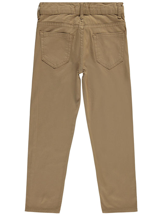 Civil Boys Erkek Çocuk Basic Pantolon | Kot | Okul Kreş ve Günlük Kullanım - Kahverengi