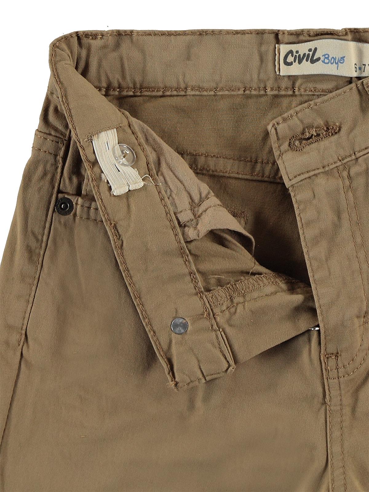 Civil Boys Basic 6-9 Yaş Pantolon - Kahverengi