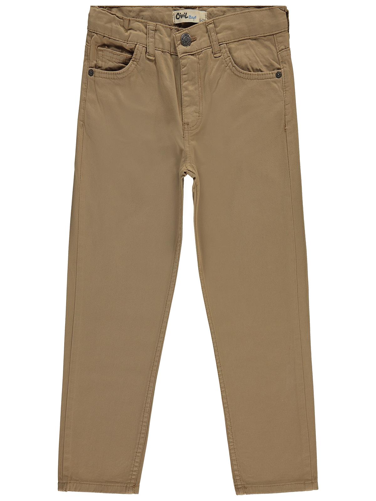 Civil Boys Basic 6-9 Yaş Pantolon - Kahverengi