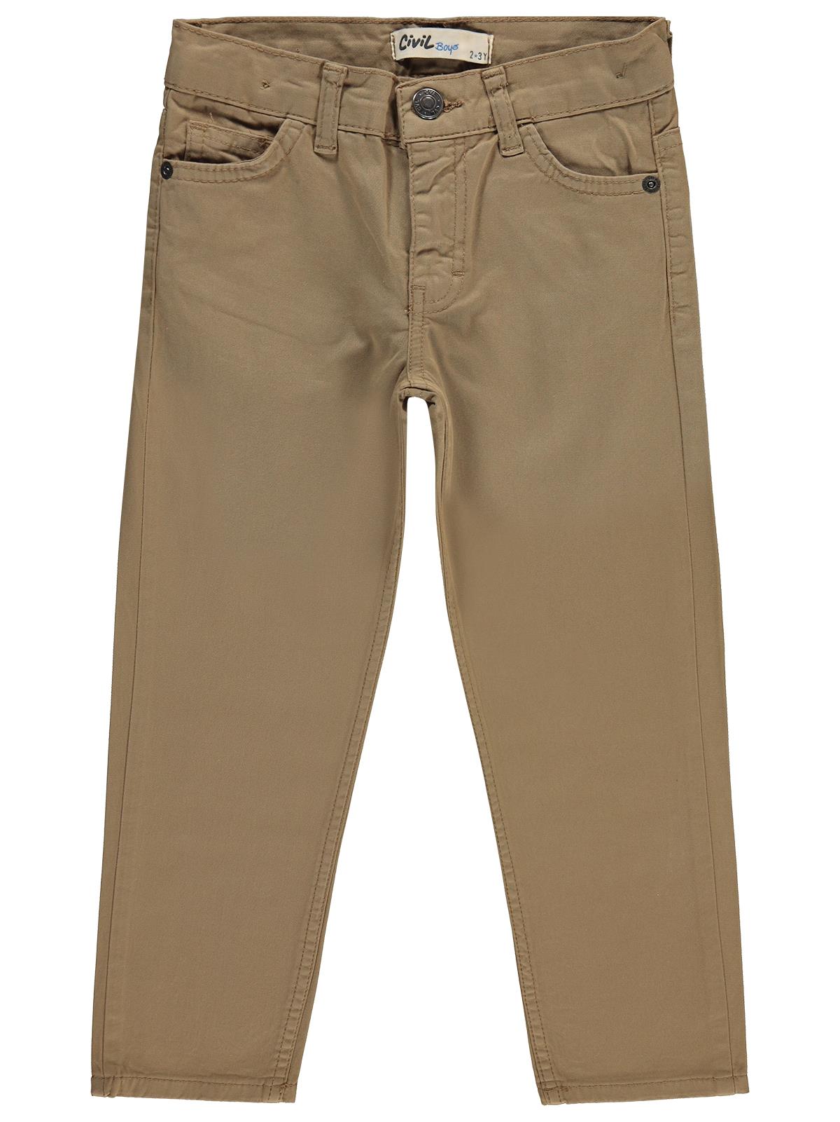 Civil Boys Basic 2-5 Yaş Pantolon - Kahverengi