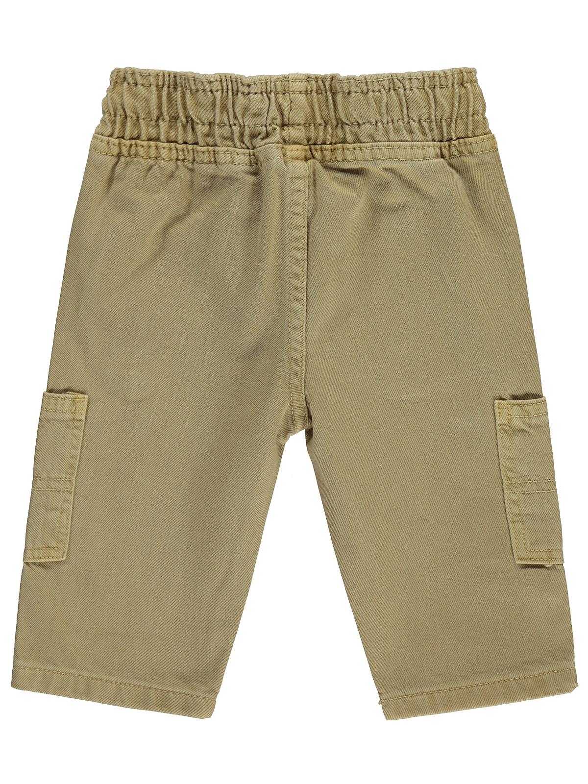 Civil Baby Kargo Cepli Örme 6-18 Ay Pantolon  - Bej