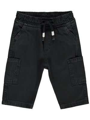 Civil Baby Kargo Cepli Örme 6-18 Ay Pantolon  - Gri