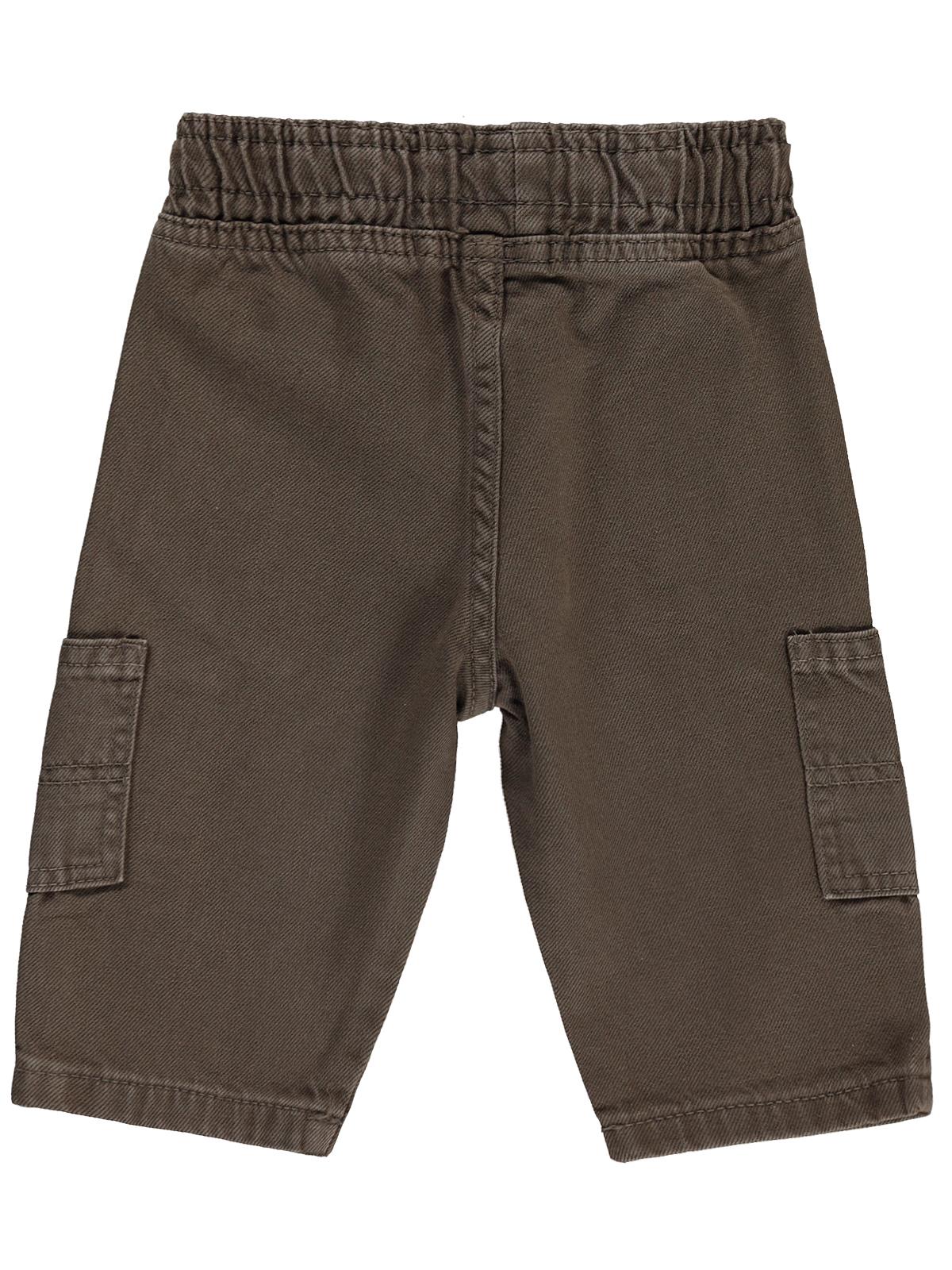Civil Baby Kargo Cepli Örme 6-18 Ay Pantolon  - Kahve