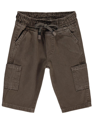 Civil Baby Kargo Cepli Örme 6-18 Ay Pantolon  - Kahve