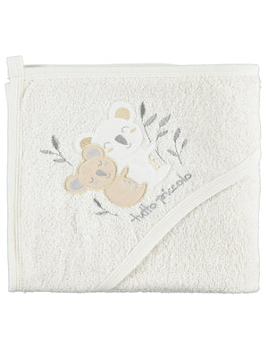 Civil Baby Koala Nakış 75x75 Havlu - Ekru