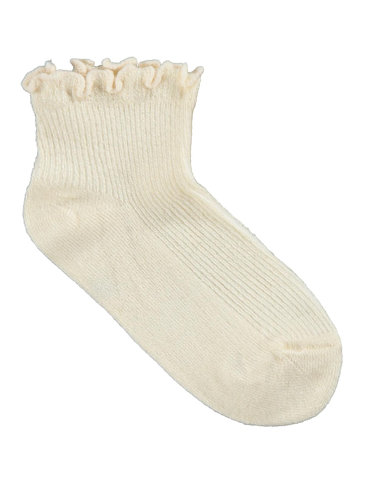 Civil Girls Bambu Basic Overlok 3'lü 3-11 Yaş Kız Çocuk Patik Çorap
