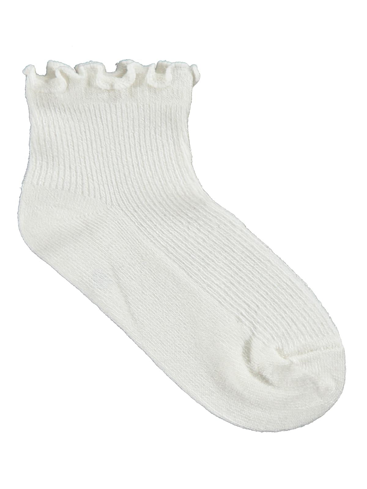 Civil Girls Bambu Basic Overlok 3'lü 3-11 Yaş Kız Çocuk Patik Çorap