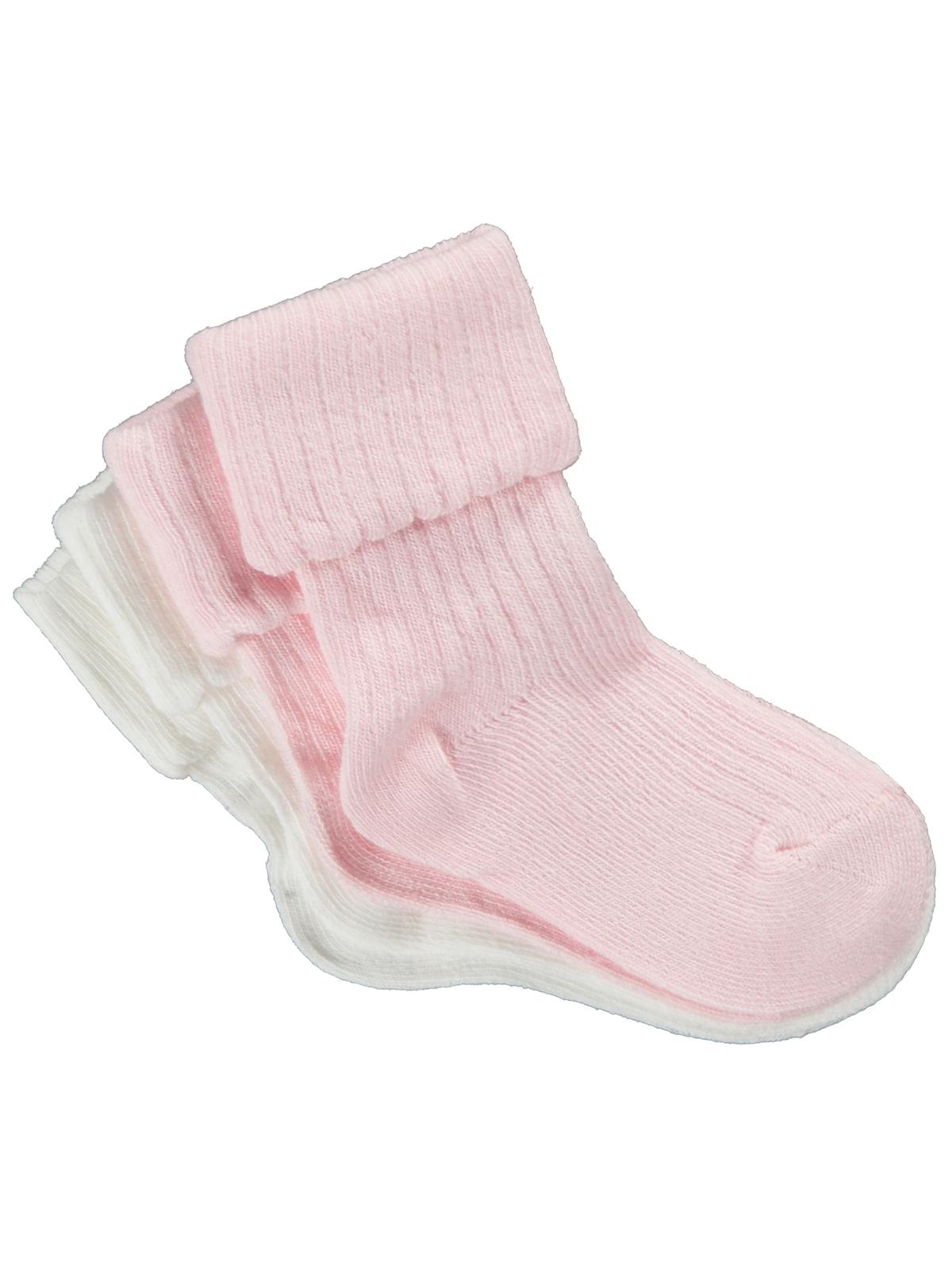 Civil Baby Basic Kıvrık 2'li 6- Bebek Kız Çorap Set