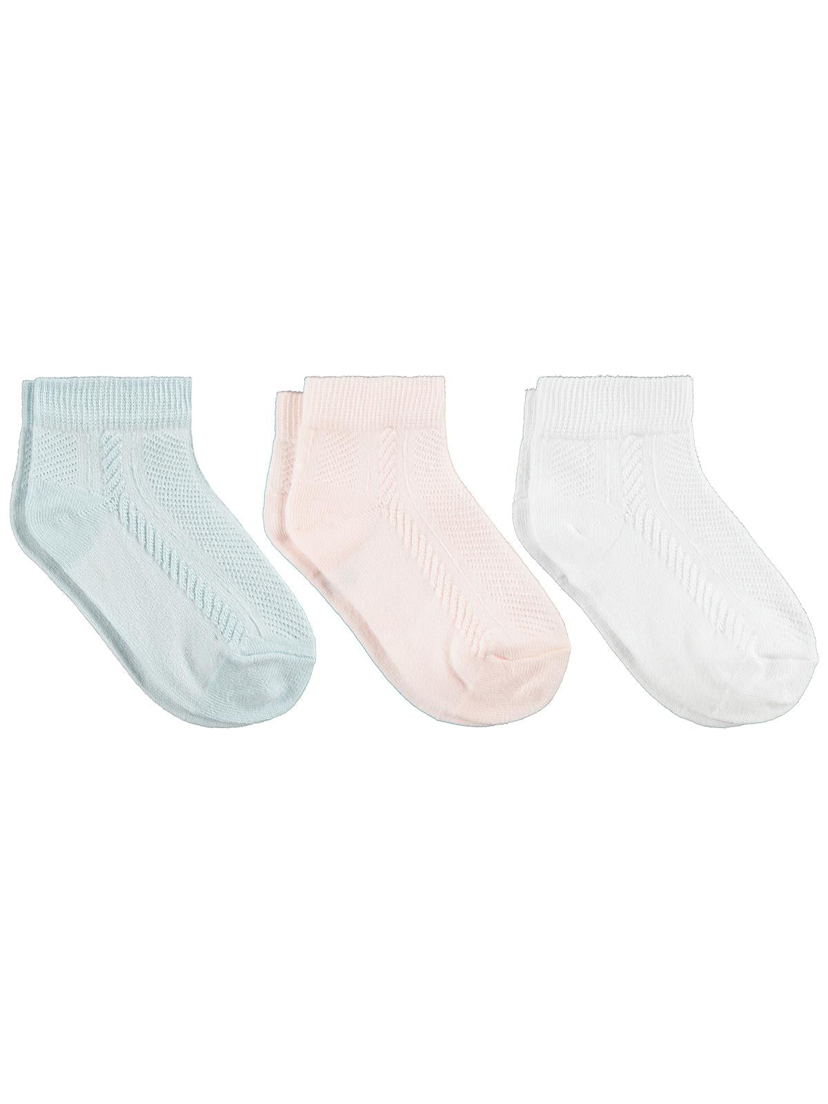 Civil Girls Basic Soft 3'lü 3-11 Yaş Kız Çocuk Patik Çorap