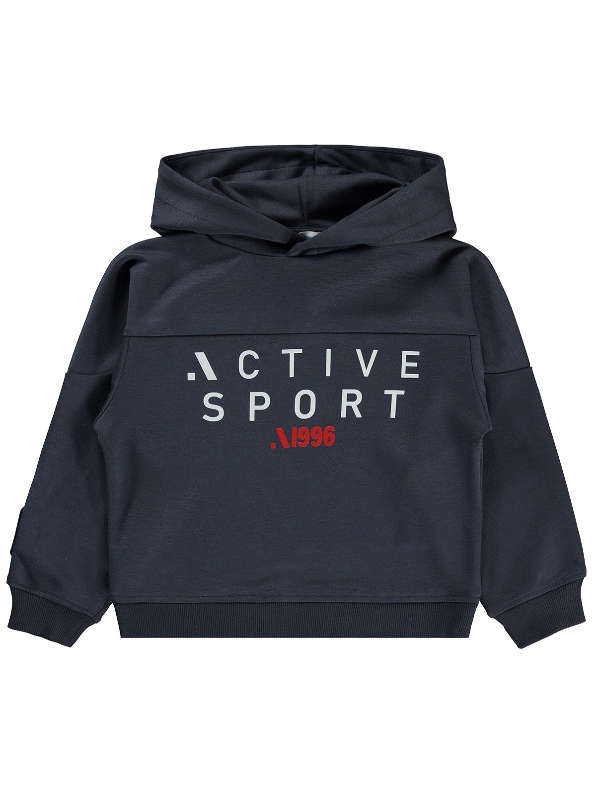 Civil Boys Aktıve Baskıl Kapşonlu 10-13 Yaş Sweatshirt - Lacivert
