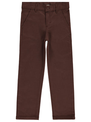 Civil Boys 3 Cepli Chıno 10-13 Yaş Pantolon - Kahverengi