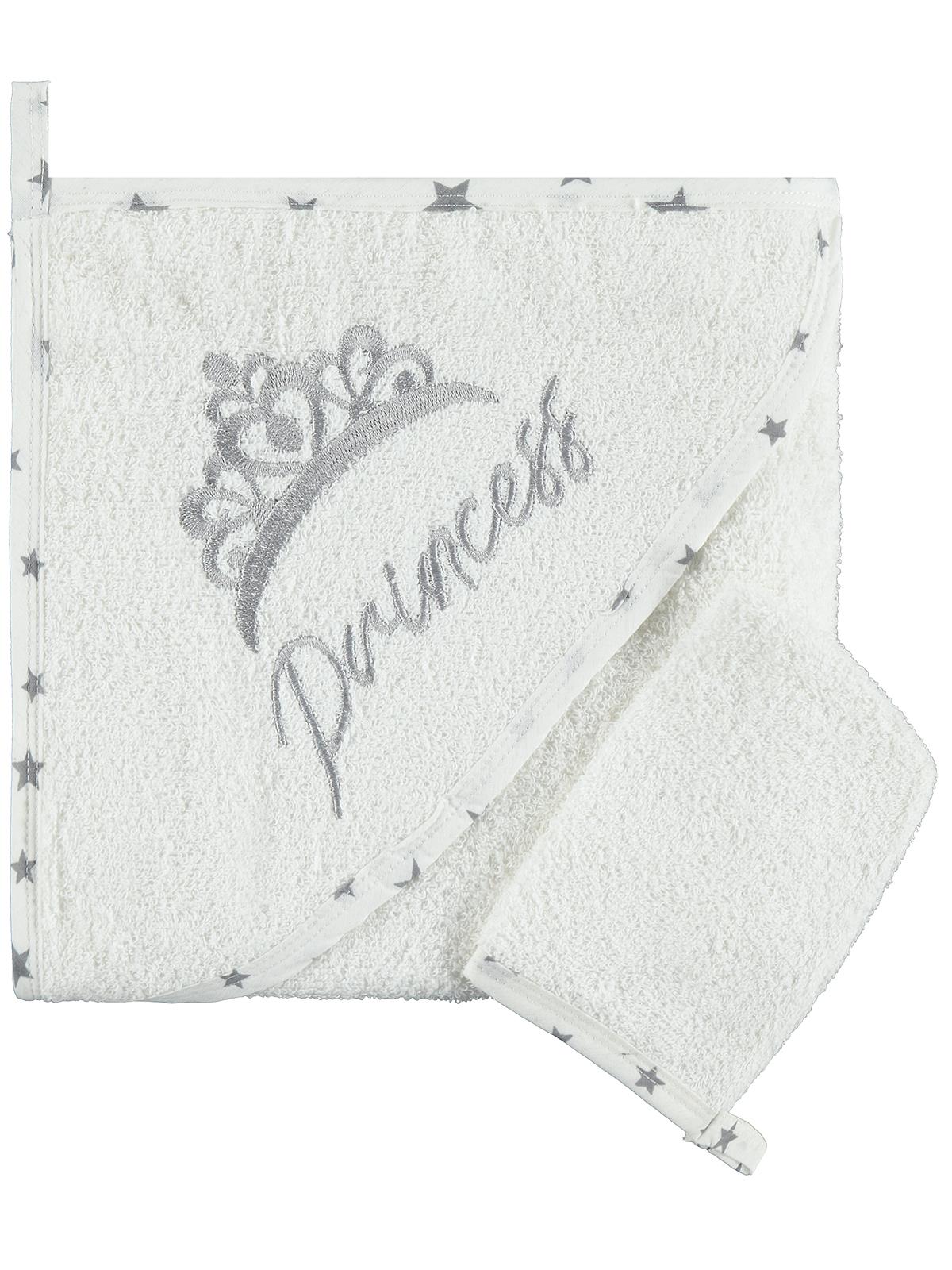 Civil Baby Princess Nakışlı Havlu - Ekru