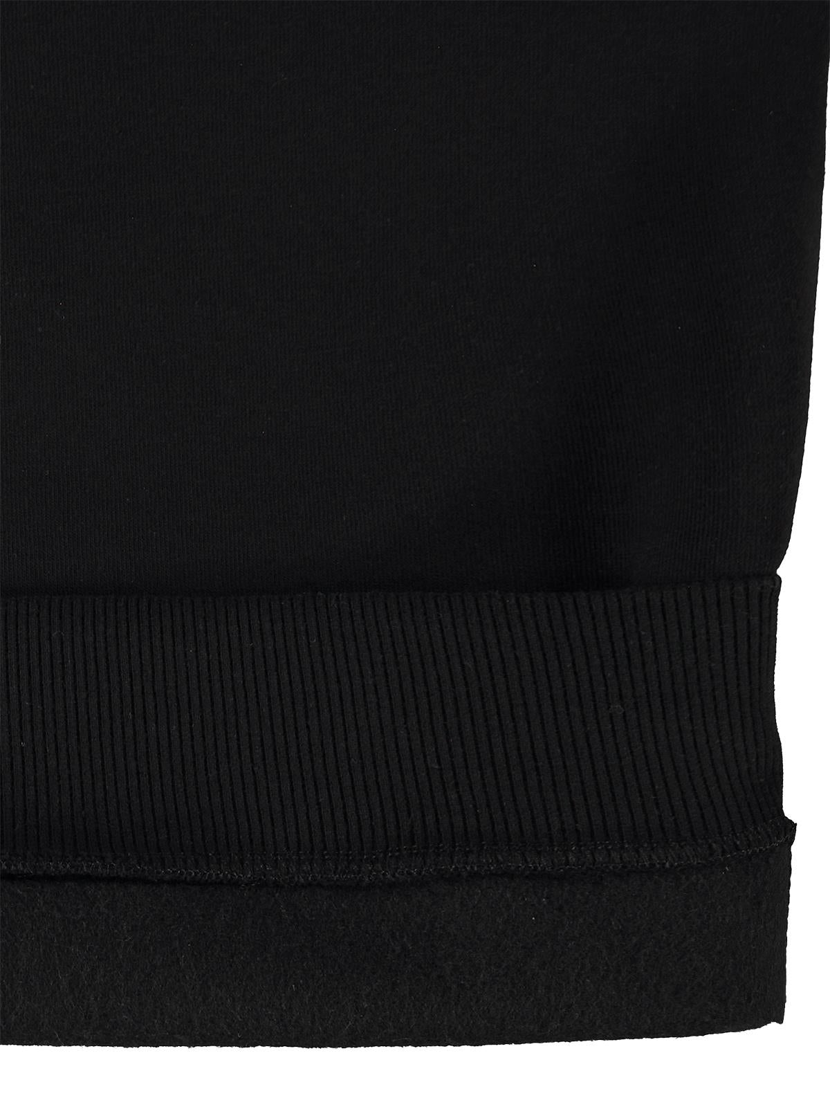 Civil Erkek Çocuk Varsıty League Baskılı Sweatshirt | 3 İp Uzun Kol | Okul Kreş ve Günlük Kullanım - Siyah