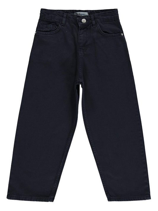 Civil Boys Baggy Kalıp 10-13 Yaş Pantolon - Lacivert