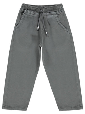 Civil Boys Önü Bağcıklı 6-9 Yaş Pantolon - Gri