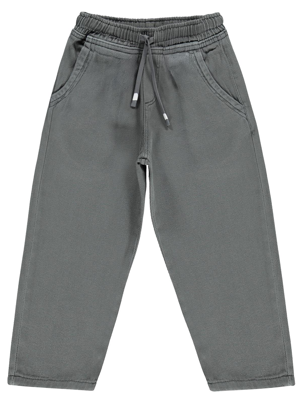 Civil Boys Önü Bağcıklı 10-13 Yaş Pantolon - Gri