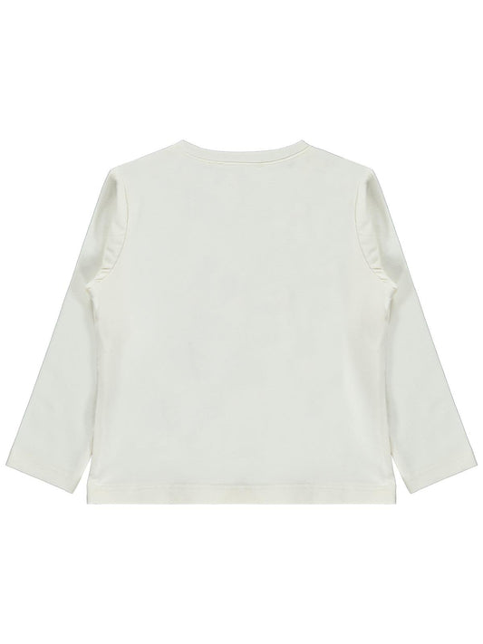 Civil Girls Kızlar Baskılı 2-5 Yaş Sweatshirt - Ekru