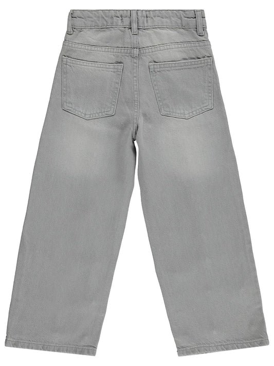 Civil Girls İncili 6-9 Yaş Pantolon - Gri